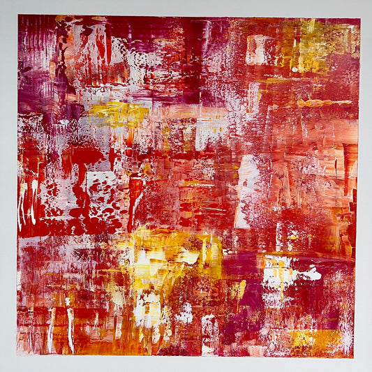 Velvet Creamsicle - 36x36 Canvas