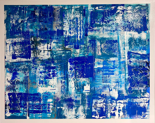 Blue Crush 48x60 Canvas