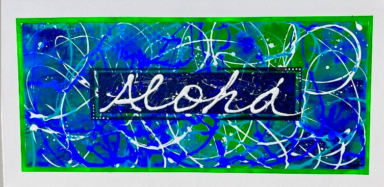 Aloha Vibes  15x30 Canvas