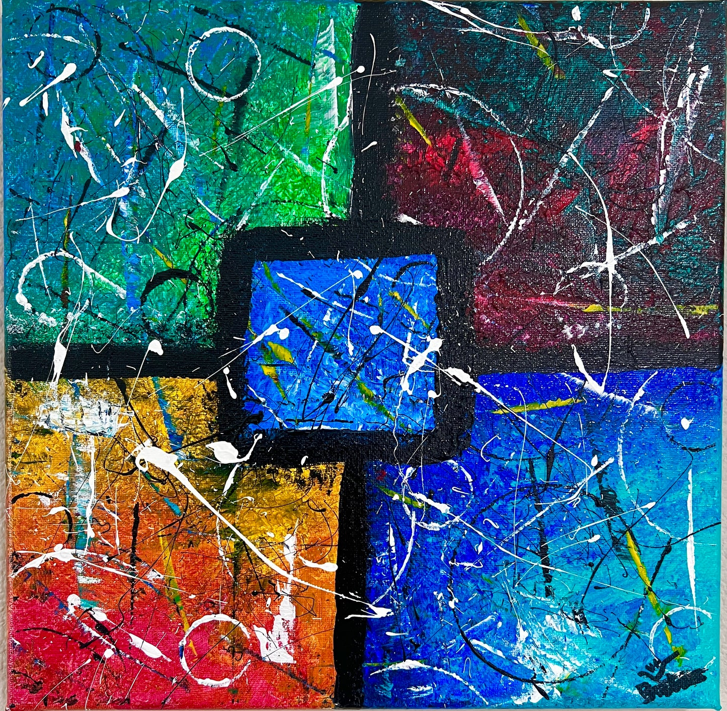 Color Ignition 12x12 Canvas