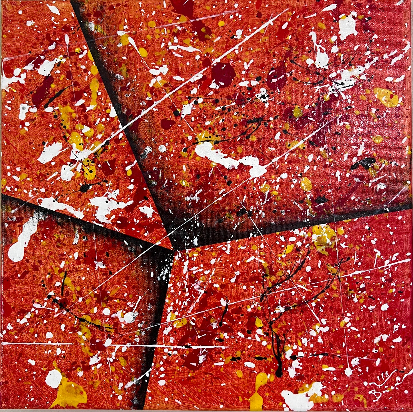 Redshift Flair 12x12 Canvas