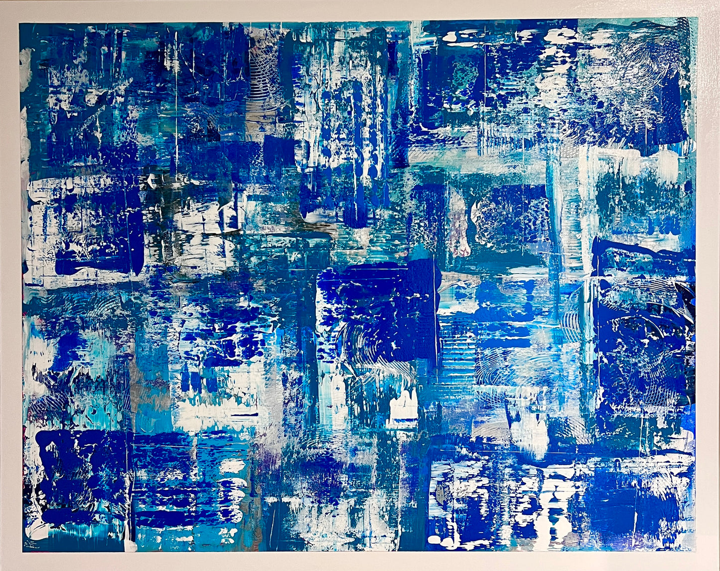 Blue Crush  48x60 Canvas