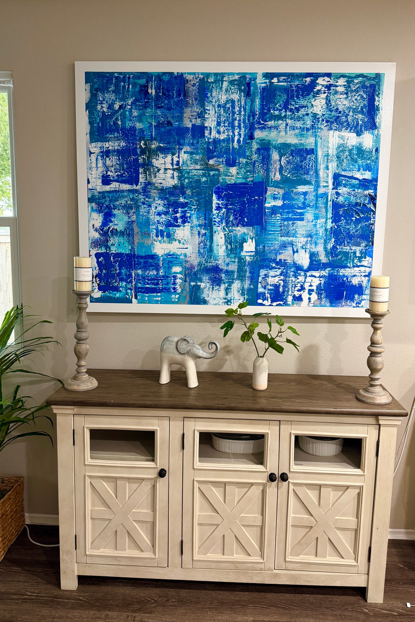 Blue Crush  48x60 Canvas