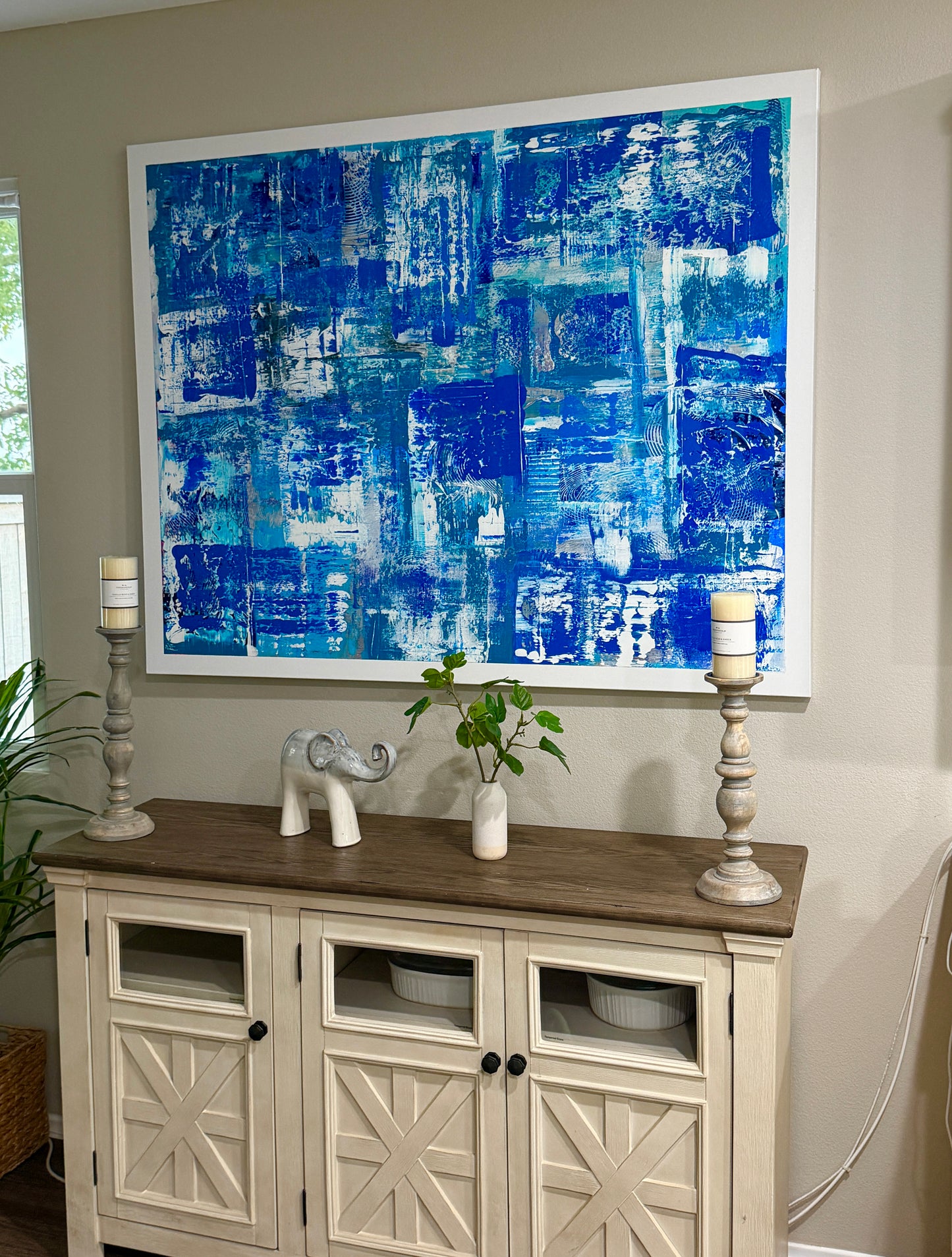 Blue Crush  48x60 Canvas