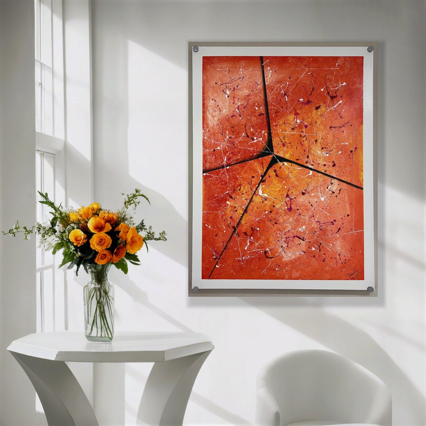 Pulse Fire  48x36 Canvas