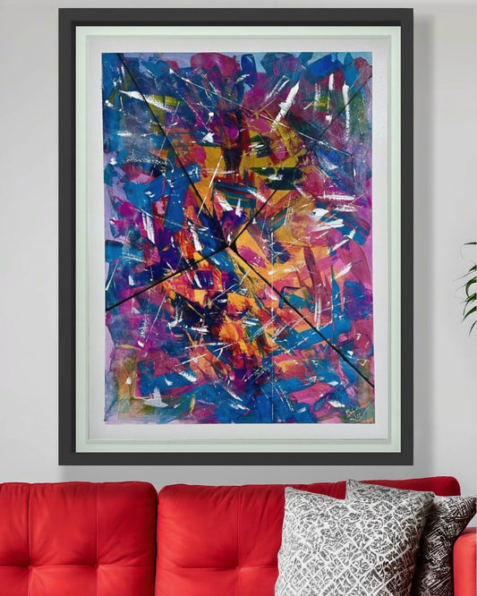 Sugar Heat - 48x36 Canvas