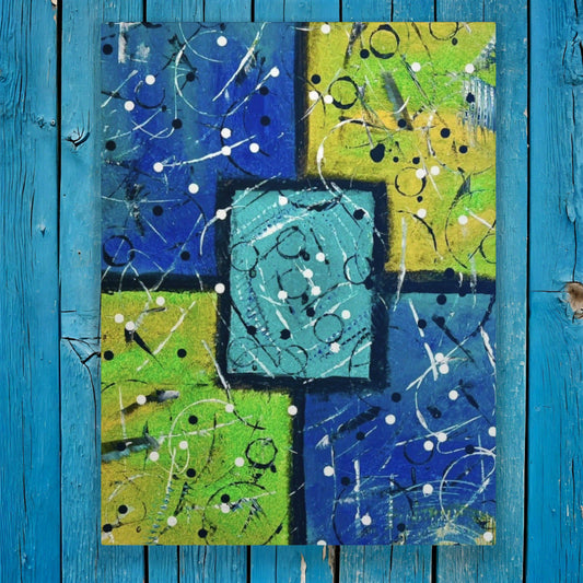 Neon Tropics  24x18 Canvas