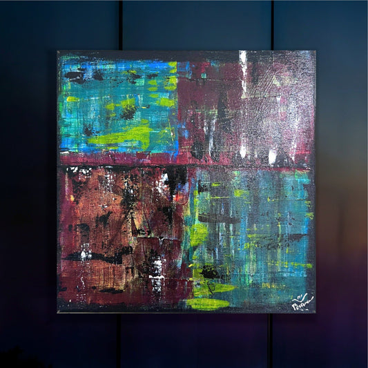 Scorched Palette 12x12 Canvas