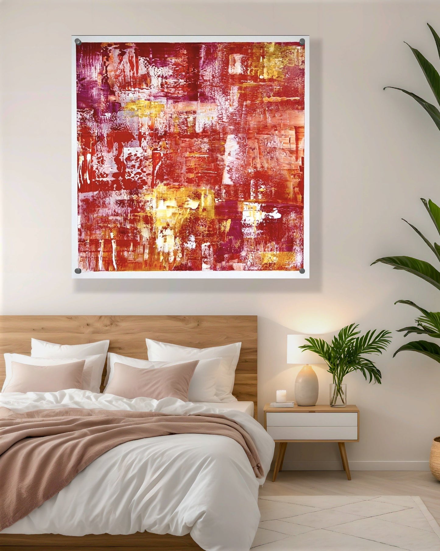 Velvet Creamsicle - 36x36 Canvas