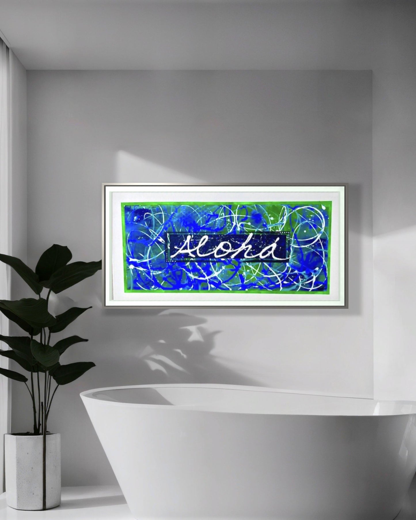 Aloha Vibes  15x30 Canvas