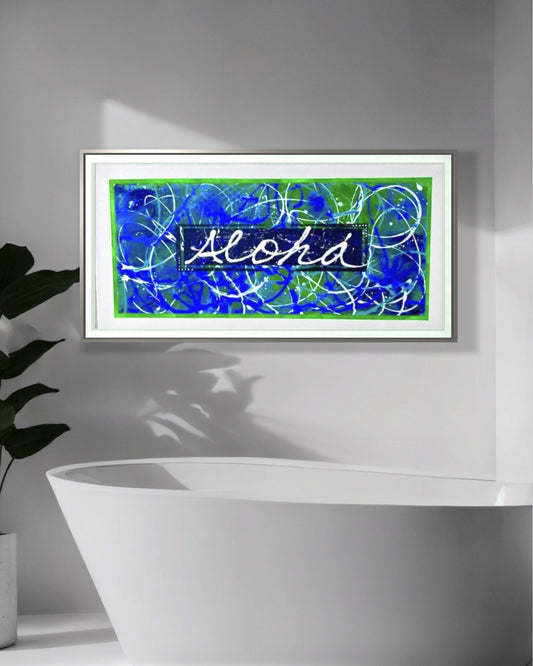 Aloha Vibes  15x30 Canvas