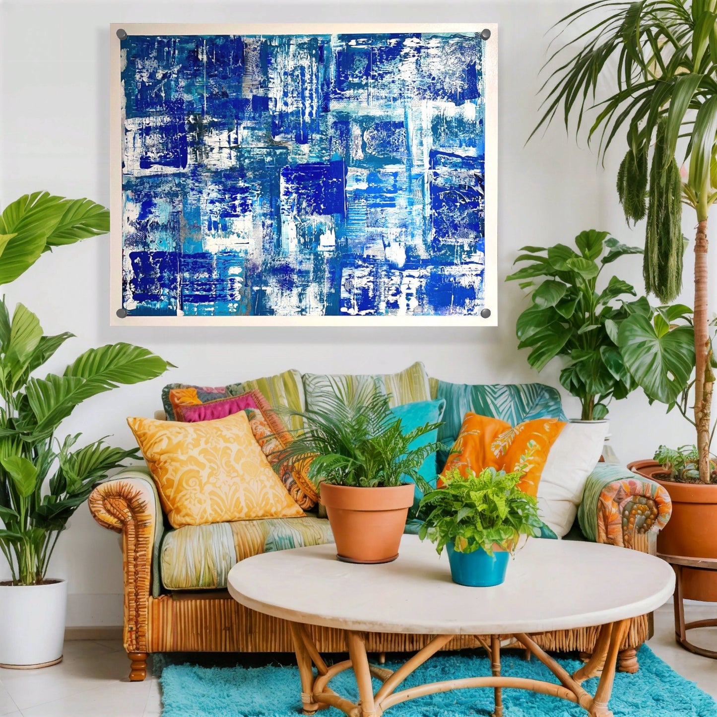 Blue Crush  48x60 Canvas