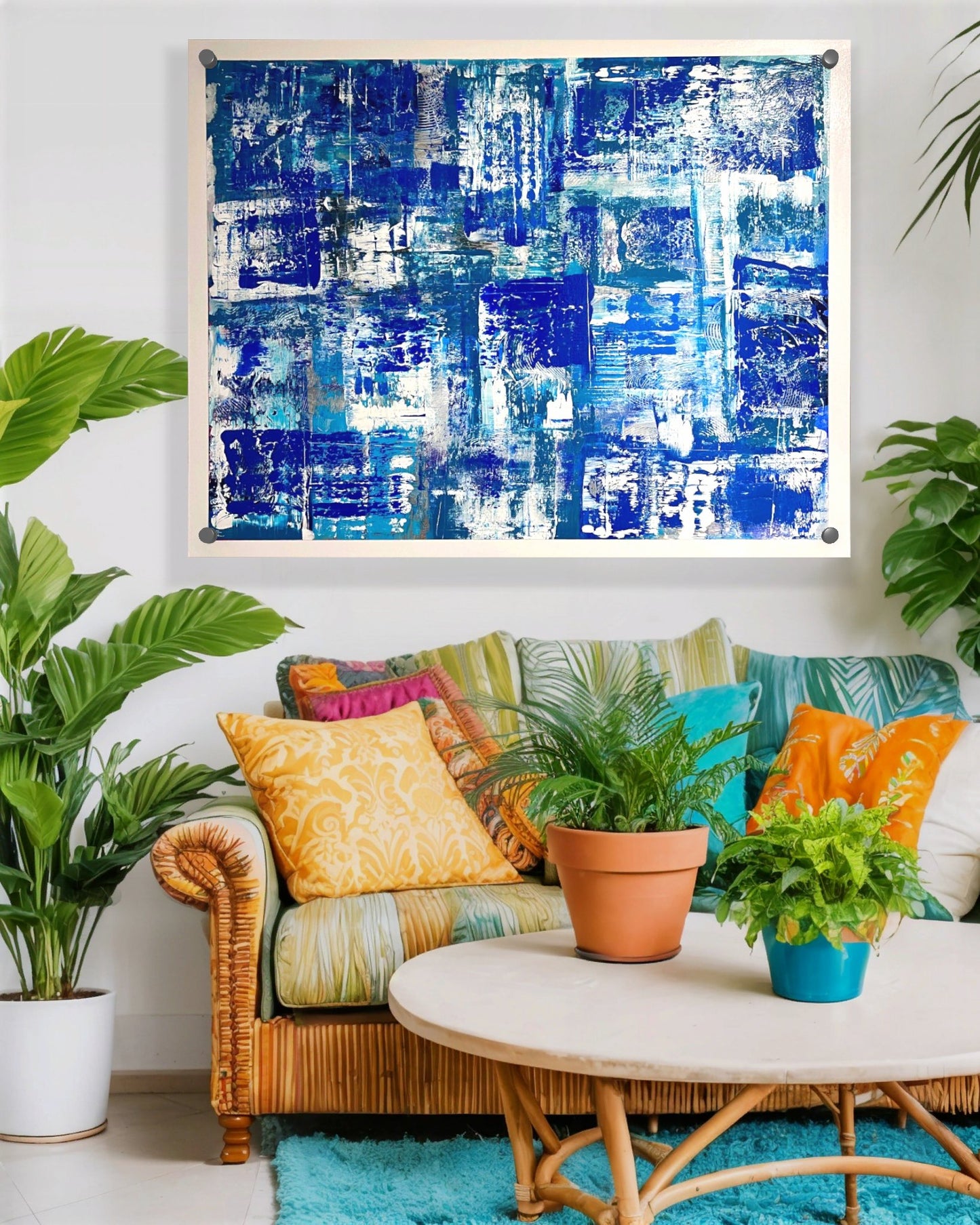 Blue Crush  48x60 Canvas