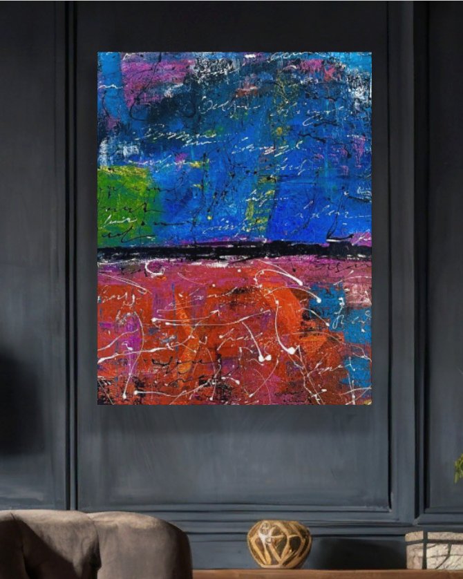 The Chaos Letter 20x16 Canvas