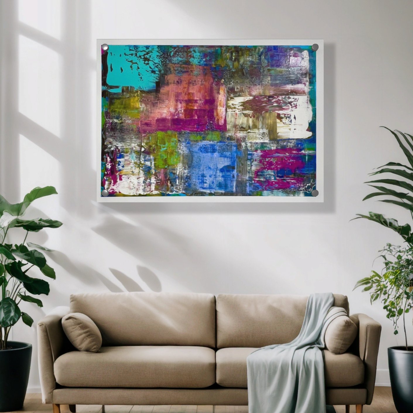 Electric Lagoon  36x48  Canvas