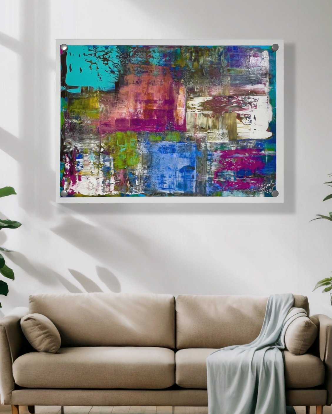 Electric Lagoon  36x48  Canvas